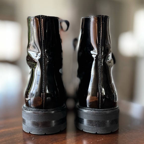 AGL Patent Leather Combat Boot - Picture 5 of 6